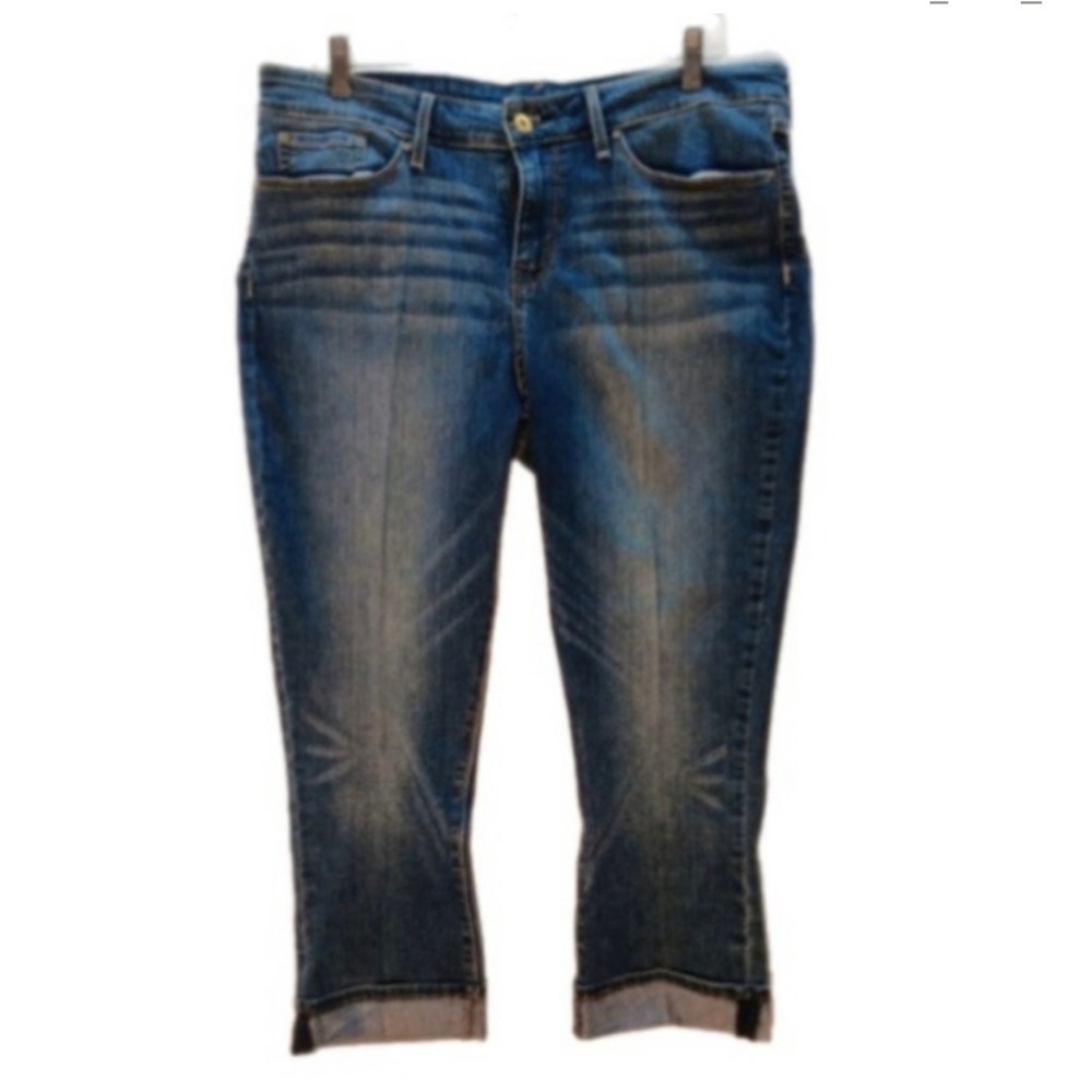 Levi 5 Star Capri Stretch Jeans Women 16 Blue